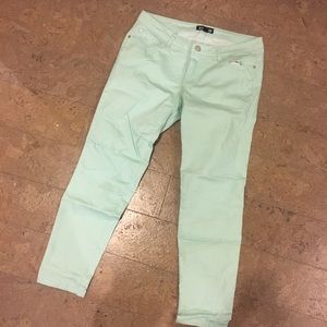 Mint Forever 21 Skinny Jeans
